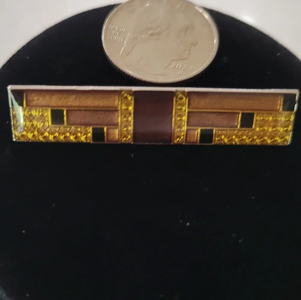 💎 Vintage Pierre Bex Art Deco Style Brooch – French Elegance & Glamour